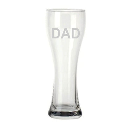 Dad Pilsner Engraved Beer Mugs