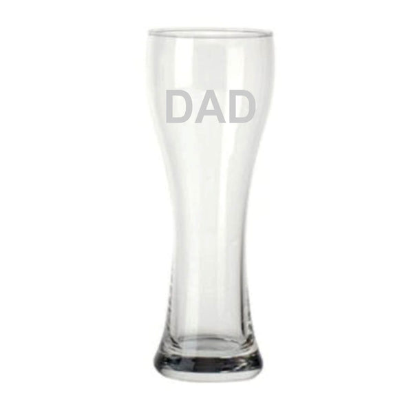 Dad Pilsner Engraved Beer Mugs