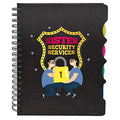 TheYayaCafe Sister Printed Wirebound Notebook A5 Size 8.5x6 Inches 300 Ruled Pages, Birthday Rakhi Bhai Dooj Gift for Sister, Sister Security Service Design for School College Office