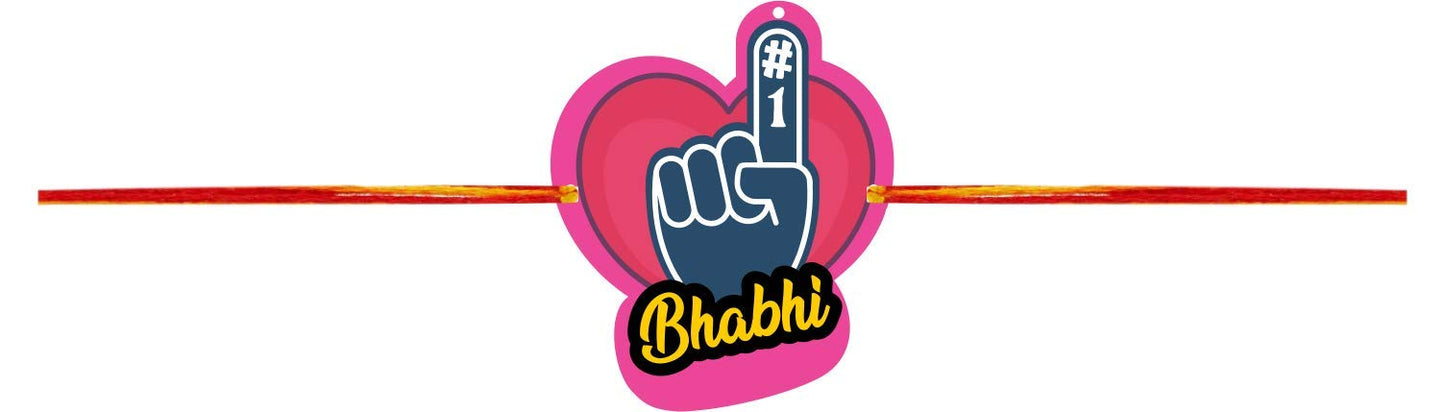 TheYayaCafe Rakhi Sweets Combo for Bhabhi, 1 Hamper Set of 4 - Coffee Mug, Coaster, Gulab Jamun 1 Kg, Printed Rakhi, Raksha Bandhan Gift for Sister-in-Law