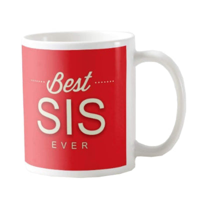 Best Sis Ever Coffee Mug, Personalised Gift for Sister
