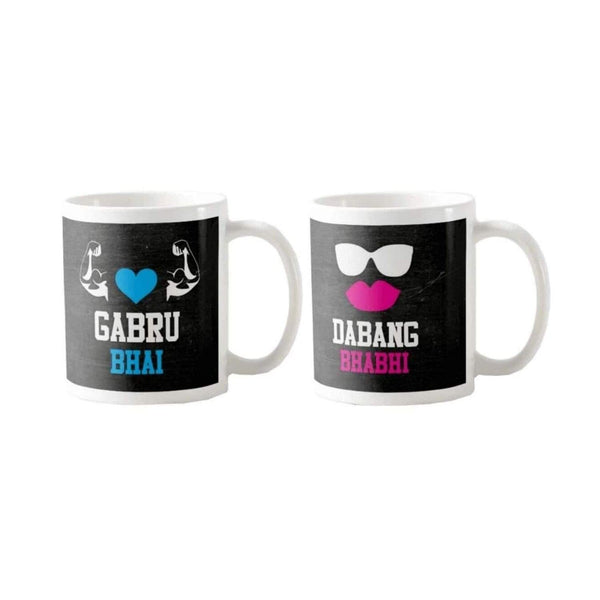 Gabru Bhai Dabang Bhabhi Coffee Mugs