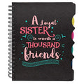 TheYayaCafe Birthday Gift for Sister, Printed Wirebound Notebook A5 Size (8.5x6 Inches), 300 Ruled Pages, Rakhi Bhai Dooj Raksha Bandhan Gift for Sister from Brother