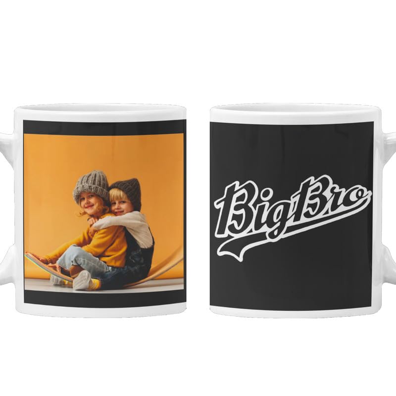 TheYaYaCafe Personalized Ceramic Printed Big Bro Coffee Mugs for Brother