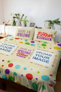 Personalised Gift Bedsheet for Mom, King Size with 2 Pillow Covers