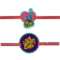 Trendy Printed Rakhi for Brother - Set of 2