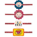 Printed Rakhi Set of 4 for Brother & Sister - Raksha Bandhan