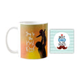 Best Dad in the World Coffee Mug & Chocolate Combo