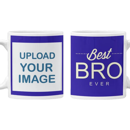 TheyaYaYaCafe Rakhi Gifts Best Bro Ever Personalized Coffee Mug 330 ml for Brother