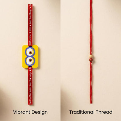 Yellow Minion Kids Rakhi for Little Brother
