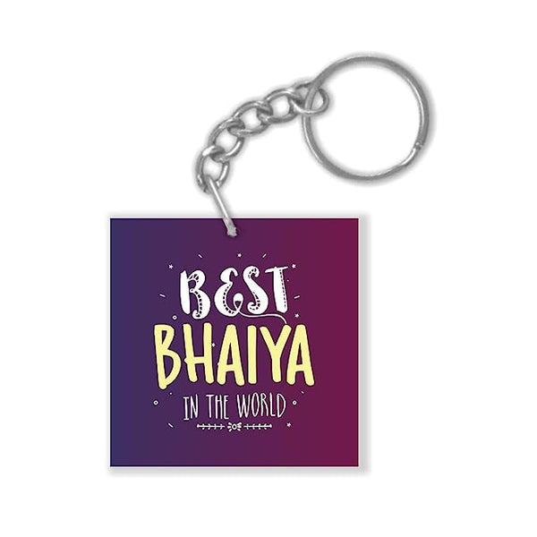 Best Bhaiya in the World Keychain