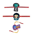 Printed Acrylic Kids Rakhi Set of 3 for Brother | Bhaiya Rakhi