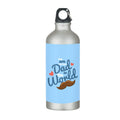 Best Dad in the World Stainless Steel Sipper Water Bottle