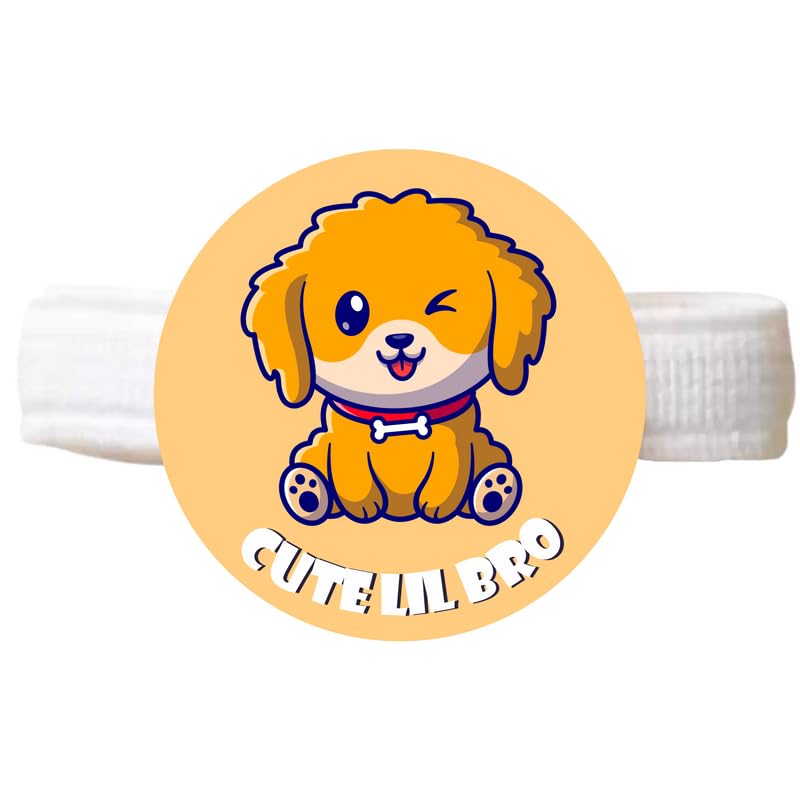 TheYayaCafe Dog Rakhi for Pets Cute Lil Bro Acrylic Rakshabandhan Gift for Dogs, Rakhi for Fur Brothers, Brother, Family