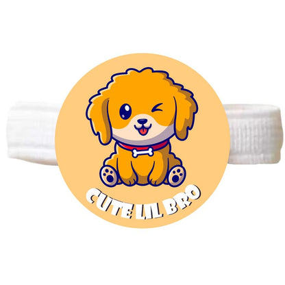 TheYayaCafe Dog Rakhi for Pets Cute Lil Bro Acrylic Rakshabandhan Gift for Dogs, Rakhi for Fur Brothers, Brother, Family