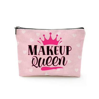 Makeup Pouches with Printed Toiletry Bags
