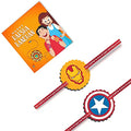 Avengers Superhero Kids Rakhi Combo, Set of 2 for Brothers