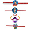 Acrylic Rakhi Set of 4 for Brother | Special Rakhabandhan Gift