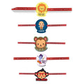 Printed Acrylic Rakhi Set of 5 for Bhaiya - Raksha Bandhan Special