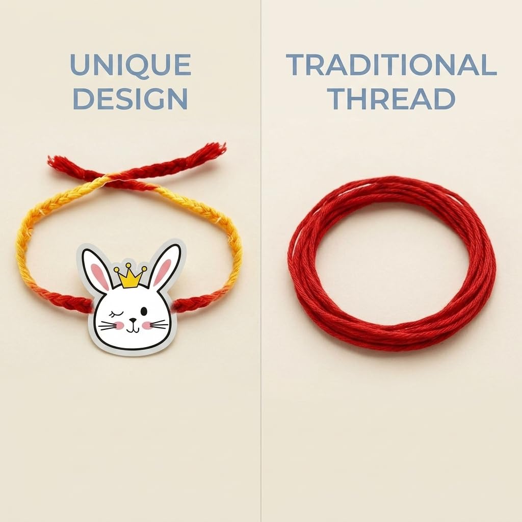 TheYaYaCafe Rakhi for Brother Combo Set of 2 Printed Cute Little Bro Cat Rakhi, Raksha Bandhan Gift for Bhai, Bhaiya from Sister, Kids and Adults, 1.5 Inch Acrylic Dial