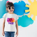 Krishna With Flute Holi Kids T-Shirt - Personalised Tee