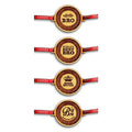 Bro, World Best, Awesome & Big Bro Engraved Rakhi Combo of 4