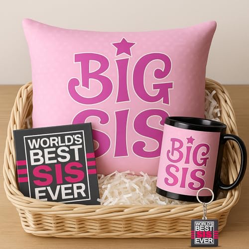 Big Sister Gift Hamper Set of 2 - Ceramic Mug, Coaster