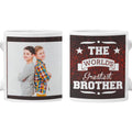 TheYaYaCafe Personalized Ceramic Printed The World Greatest Brother Coffee Mugs for Brother