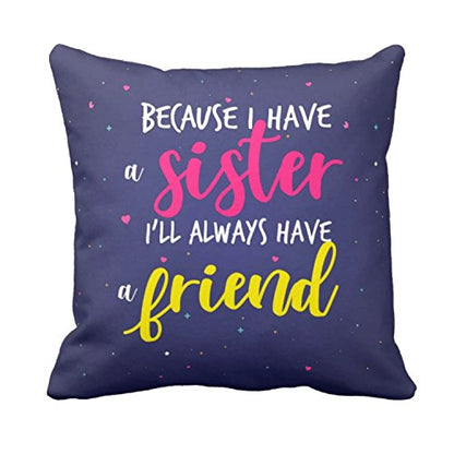 Coolest Sis Cushion with Filler - Personalised Rakhi Gift