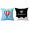 Will You Be My Valentine Personalised Cushion Covers, Set of 2