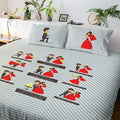 Our Special Love Story Personalised Couple Bedsheet, King Size