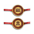 World Best Bro & Awesome Brother Printed Rakhi - Set of 2