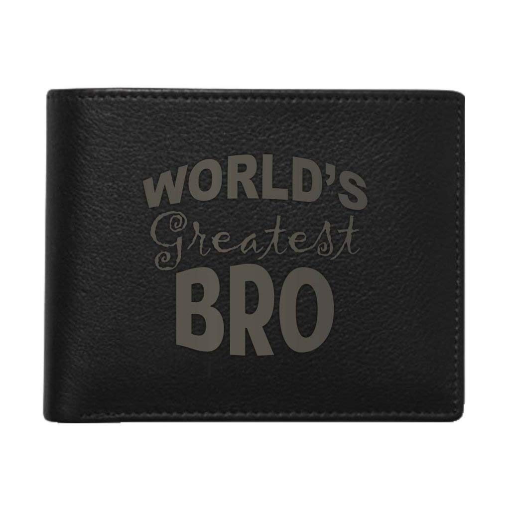 Worlds Greatest Bro Leather Wallet