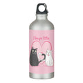 I Love You Kitten Cat Lover Personalised Valentine Sipper Bottle