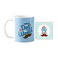 Best Dad in the World Personalised Coffee Mug with Coaster