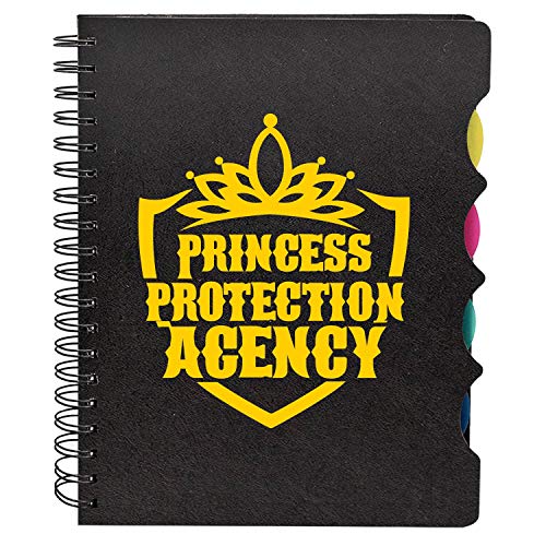 TheYayaCafe Birthday Gifts for Sister, Printed Wirebound Notebook A5 Size 8.5x6 Inches 300 Ruled Pages Princess Protection Agency, Rakhi Bhaidooj Gift for Sister, Sis from Brother