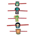 Acrylic Rakhi Set of 5 for Brother - Raksha Bandhan Quote Rakhis