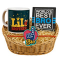 TheYayaCafe Rakhi Gift Combo for Brother Set of 3: Ceramic Mug 330ml, Acrylic Coaster 3.5x3.5 Inches & Rakhi, Rakshabandhan Gift for Bhai, Brother from Sister, Raksha Bandhan Birthday Bhaidooj