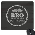 Best Bro in the World Mouse Pad - Personalised Desk Gift