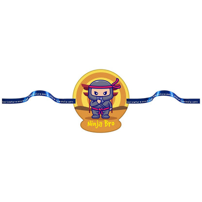 TheYaYaCafe Raksha Bandhan Gifts for Brother Ninja Bro Printed Cute Gaming Kids Rakhi Bracelet