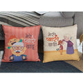 Cushion Set of 2 with Filler - Mere Pyare Dadu Dadi