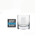Starry Best Bro Stelvio Whiskey Glass with Coaster - Rakhi Gift