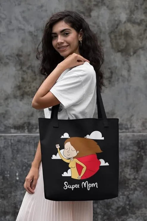 super mom tote bag