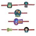 Printed Acrylic Rakhi Set of 6 for Brother & Sister - Rakshabandhan Special
