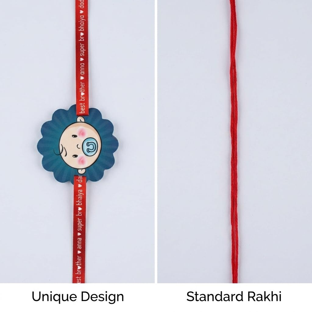 Cute Baby Boy Kids Rakhi for Little Brothers