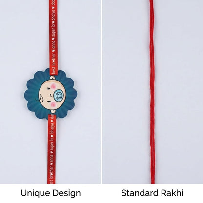 Cute Baby Boy Kids Rakhi for Little Brothers