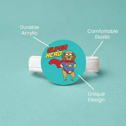 TheYayaCafe Dog Rakhi Rakshabandhan Gifts for Pets Paw Accessories with Acrylic Embellishments, Rakhi for Dogs Cats Puppies from Sister for Raksha Bandhan, Bhai Dooj, Brothers Day, Pet Lovers Gift.