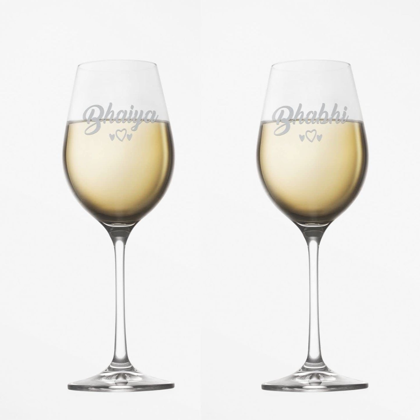 Bhaiya Bhabhi Wine Glass
