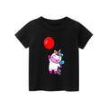 Unicorn Personalised Girls Cotton T-Shirt