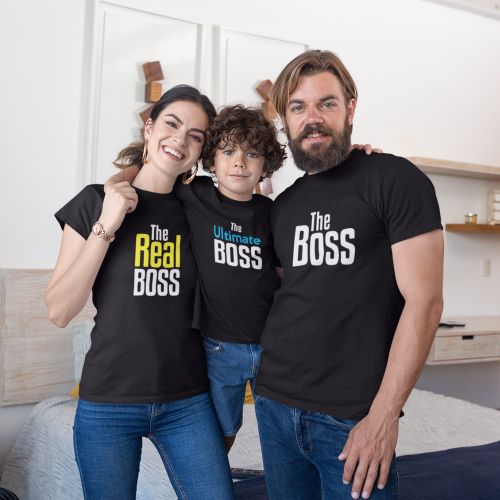 The Boss Real Ultimate Family Tees